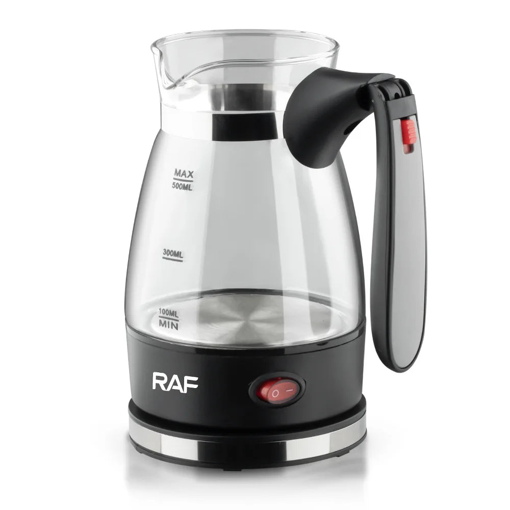 Cafetera Eléctrica De 600W, Cafetera De Pavo, Cafetera De Moca Italiana De Vidrio, Cafetera Turca Griega, Fácil Para El Hogar Y La Oficina, Regalo