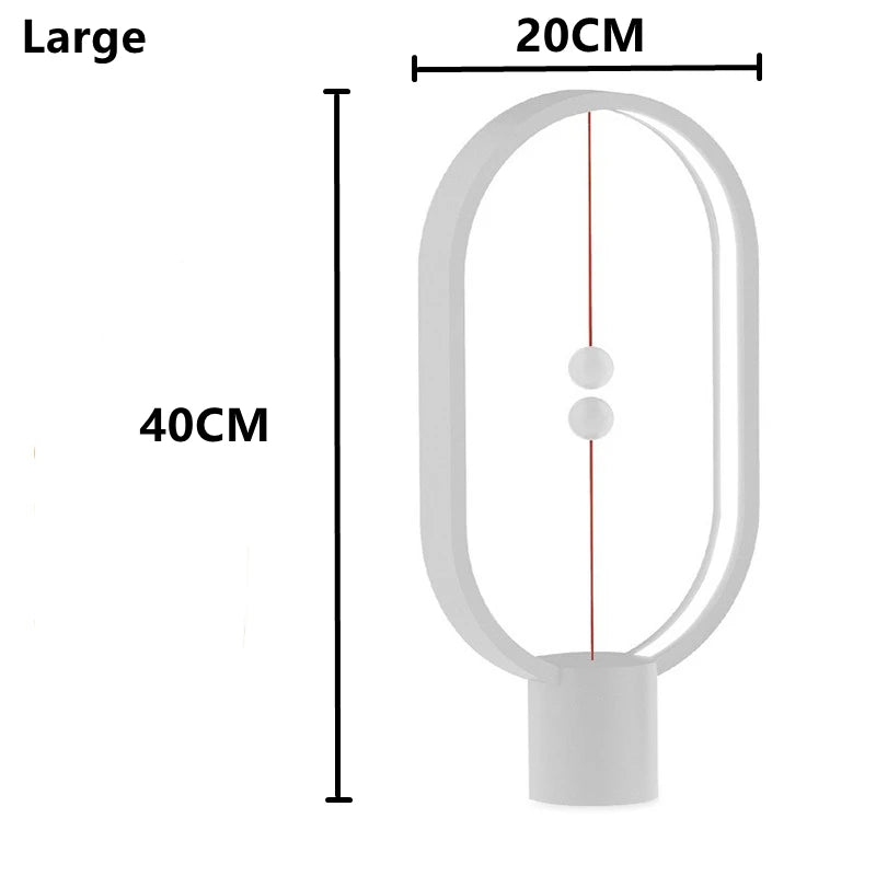 Novedad Mini Lámpara De Equilibrio Magnético Levitación Bola Flotante USB Mesita De Noche Regalo De Cumpleaños Para Niños Luz LED Nocturna Elegante Decoración De La Habitación