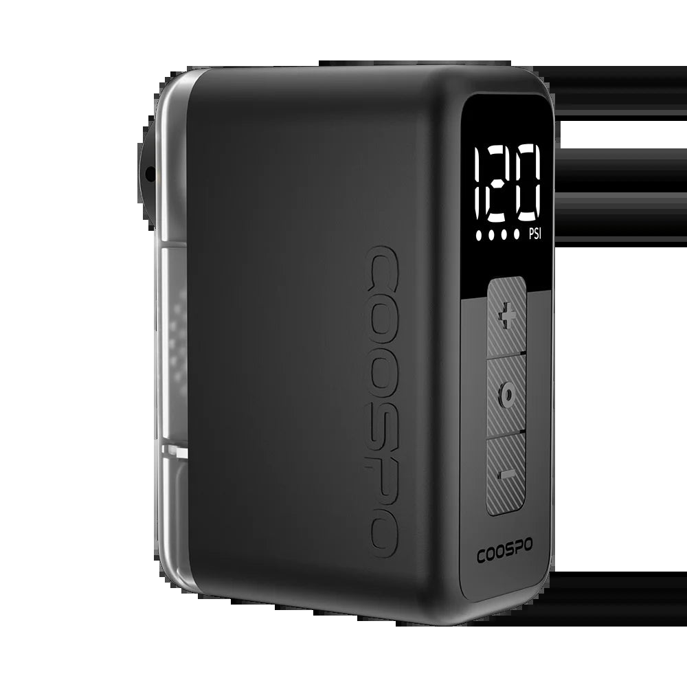 COOSPO X1 Bomba Eléctrica De Aire 120PSI Mini Bicicleta Inflador Digital 500Mah Portátil Recargable MTB Bicicleta Schrader Presta Válvula De Neumático