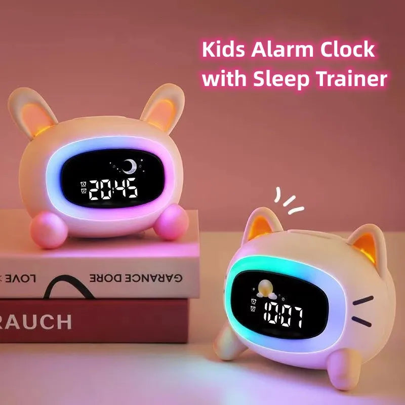 Reloj Despertador Para Niños Ok Para Despertar Niños Con Entrenamiento Del Sueño Y Máquina De Sonido, Regalo De Cumpleaños Para Niños Y Niñas