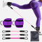 Correas De Tobillo, Juego De Cuerdas De Resistencia TPE, Puños De Soporte De Tobillo Para Máquinas De Cable De Gimnasio, Fitness, Yoga, Pilates, Crossfit, Deporte De Peso Para Mujeres