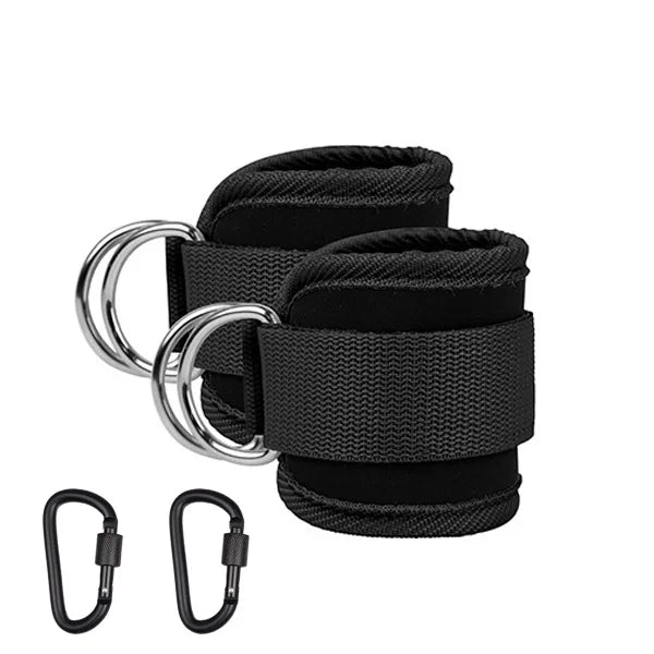 Correas De Tobillo, Juego De Cuerdas De Resistencia TPE, Puños De Soporte De Tobillo Para Máquinas De Cable De Gimnasio, Fitness, Yoga, Pilates, Crossfit, Deporte De Peso Para Mujeres
