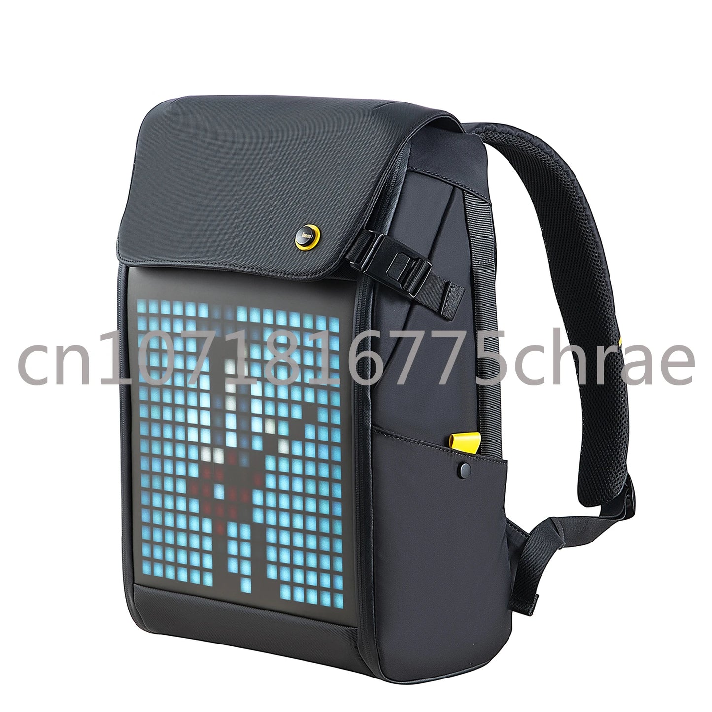 Mochila DIVOOM Pixoo M, Mochila Escolar Impermeable De 15 Pulgadas Para Hombre, Bolsa Para Ordenador Portátil, Bolsa De Día Para Mujer Con Pantalla LED RGB De 16X16 Para Viaje