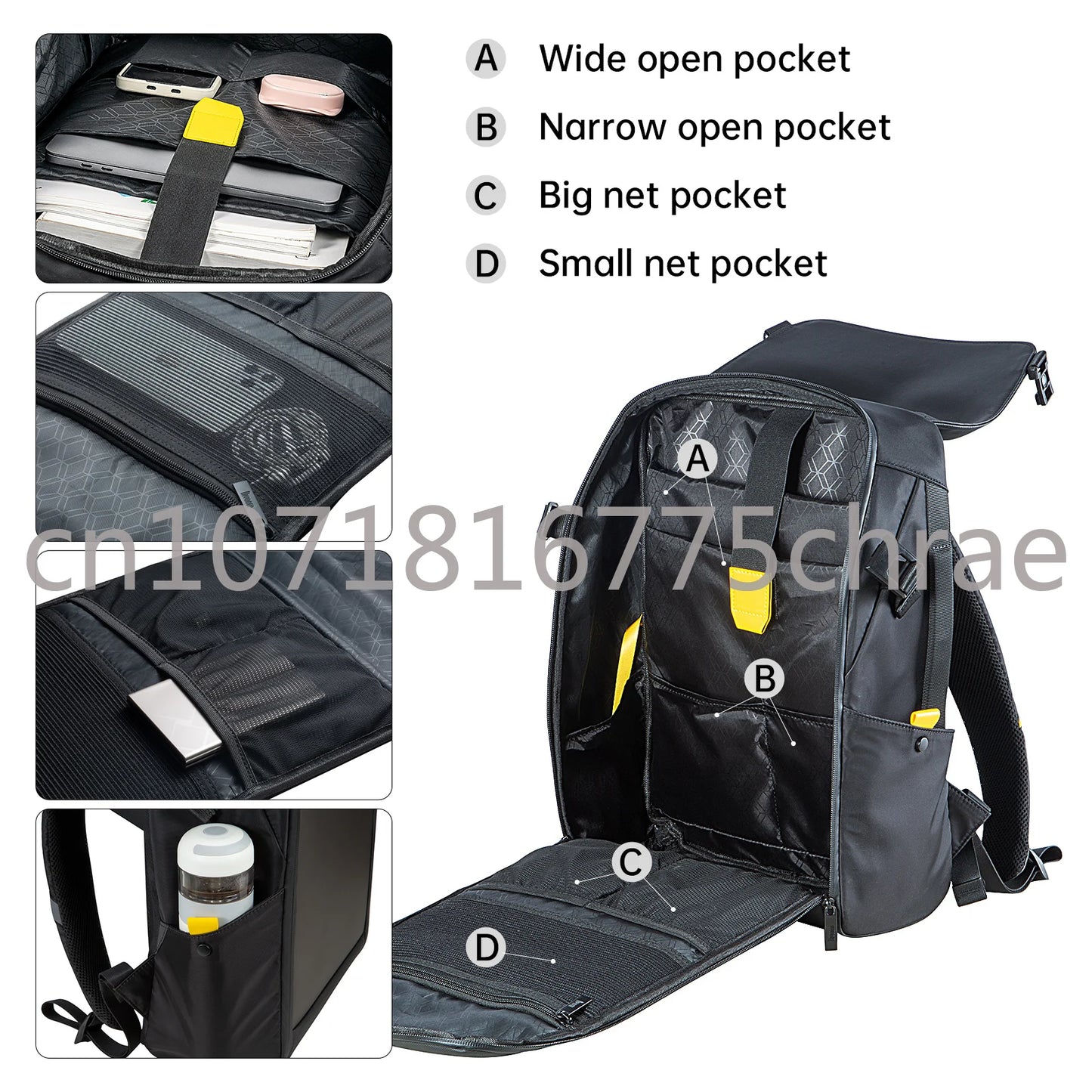 Mochila DIVOOM Pixoo M, Mochila Escolar Impermeable De 15 Pulgadas Para Hombre, Bolsa Para Ordenador Portátil, Bolsa De Día Para Mujer Con Pantalla LED RGB De 16X16 Para Viaje