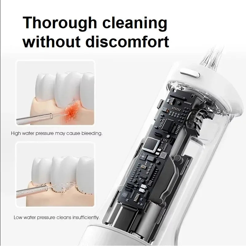 Nuevo Irrigador Oral XIAOMI Mijia 2, Hilo Dental Eléctrico Portátil, Carga Tipo C De 200Ml, 3 Modos Para Limpieza De Dientes/Goma, 2 Boquillas
