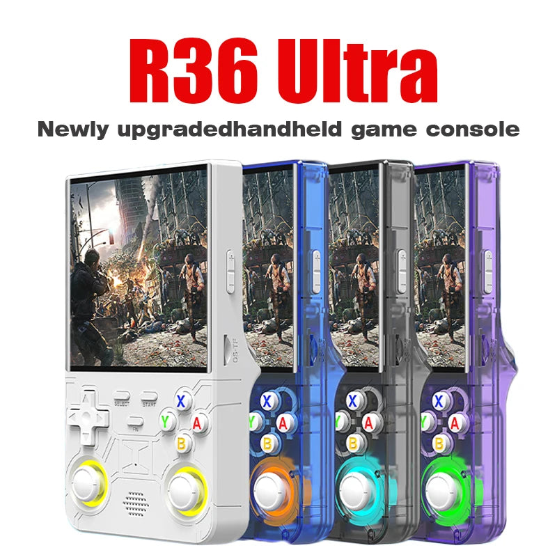 Nueva Consola De Juegos Portátil Ultra Retro R36, Sistema Linux De Código Abierto De 4,0 Pulgadas, Reproductor De Vídeo Portátil De 128GB, Consola De Juegos Portátil