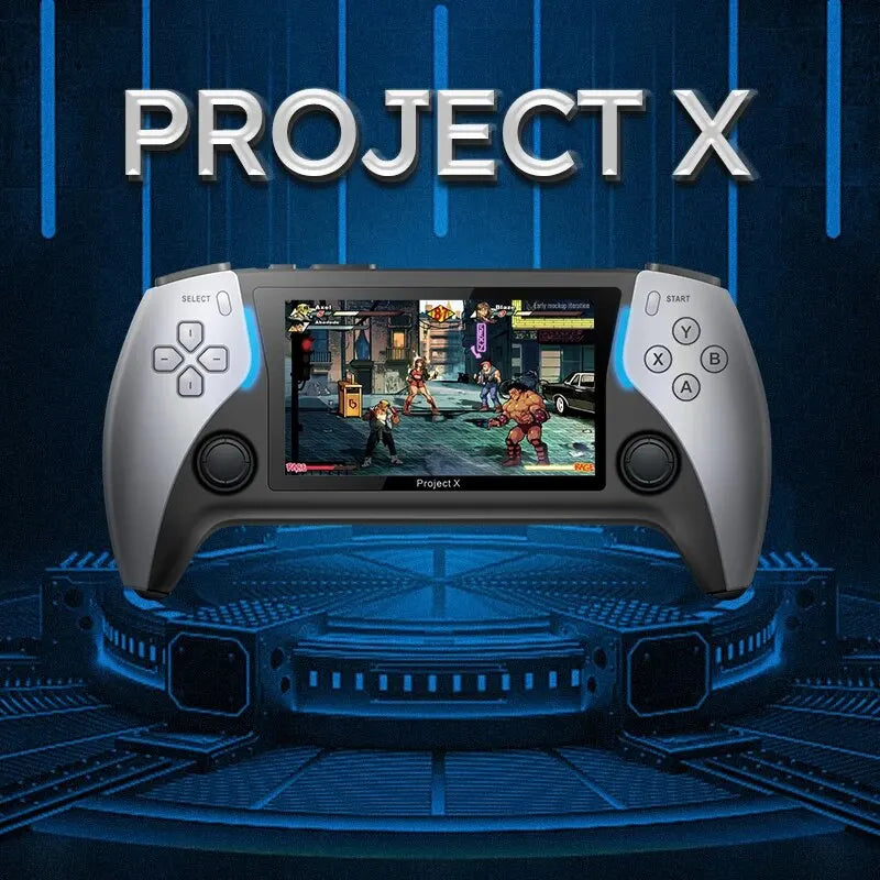 Coopreme Nuevo Proyecto X 4,3 Pulgadas Pantalla Ips De Alta Definición Consola De Juegos Portátil Compatible Con Salida HD Arcade Ps1 Para Joystick Dual