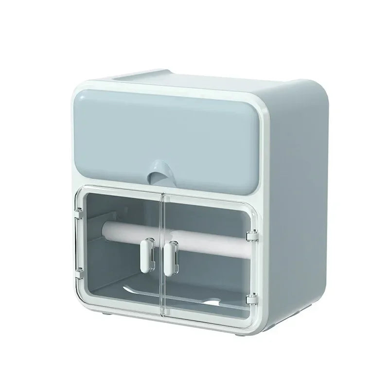 Strictly Selected Non-Punching Sanitary Tissue Box Wall-Mounted Roll Paper Pumping Carton Waterproof Storage Box Bathroom Rack