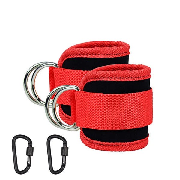 Correas De Tobillo, Juego De Cuerdas De Resistencia TPE, Puños De Soporte De Tobillo Para Máquinas De Cable De Gimnasio, Fitness, Yoga, Pilates, Crossfit, Deporte De Peso Para Mujeres