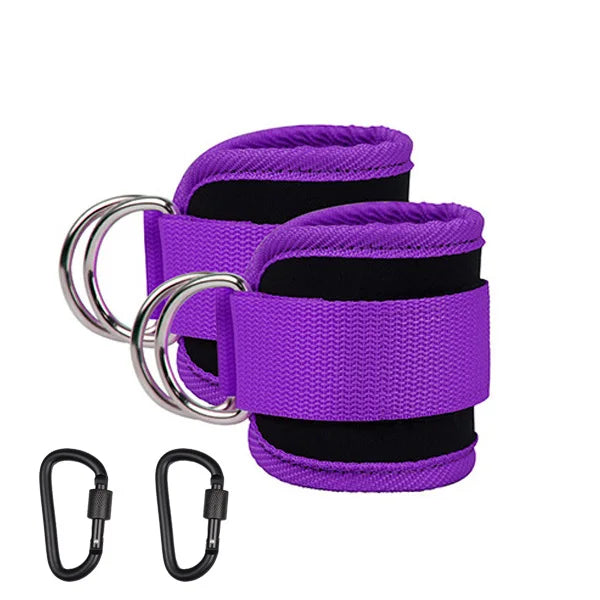 Correas De Tobillo, Juego De Cuerdas De Resistencia TPE, Puños De Soporte De Tobillo Para Máquinas De Cable De Gimnasio, Fitness, Yoga, Pilates, Crossfit, Deporte De Peso Para Mujeres