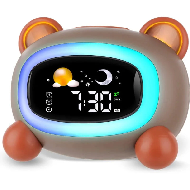 Reloj Despertador Para Niños Ok Para Despertar Niños Con Entrenamiento Del Sueño Y Máquina De Sonido, Regalo De Cumpleaños Para Niños Y Niñas