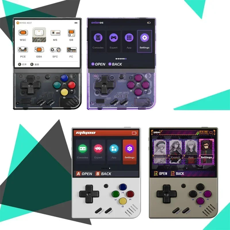 Consola De Juegos Portátil Retro MIYOO Mini plus V2 Mini + Pantalla IPS Consola De Videojuegos Clásica Sistema Linux Regalo Para Niños