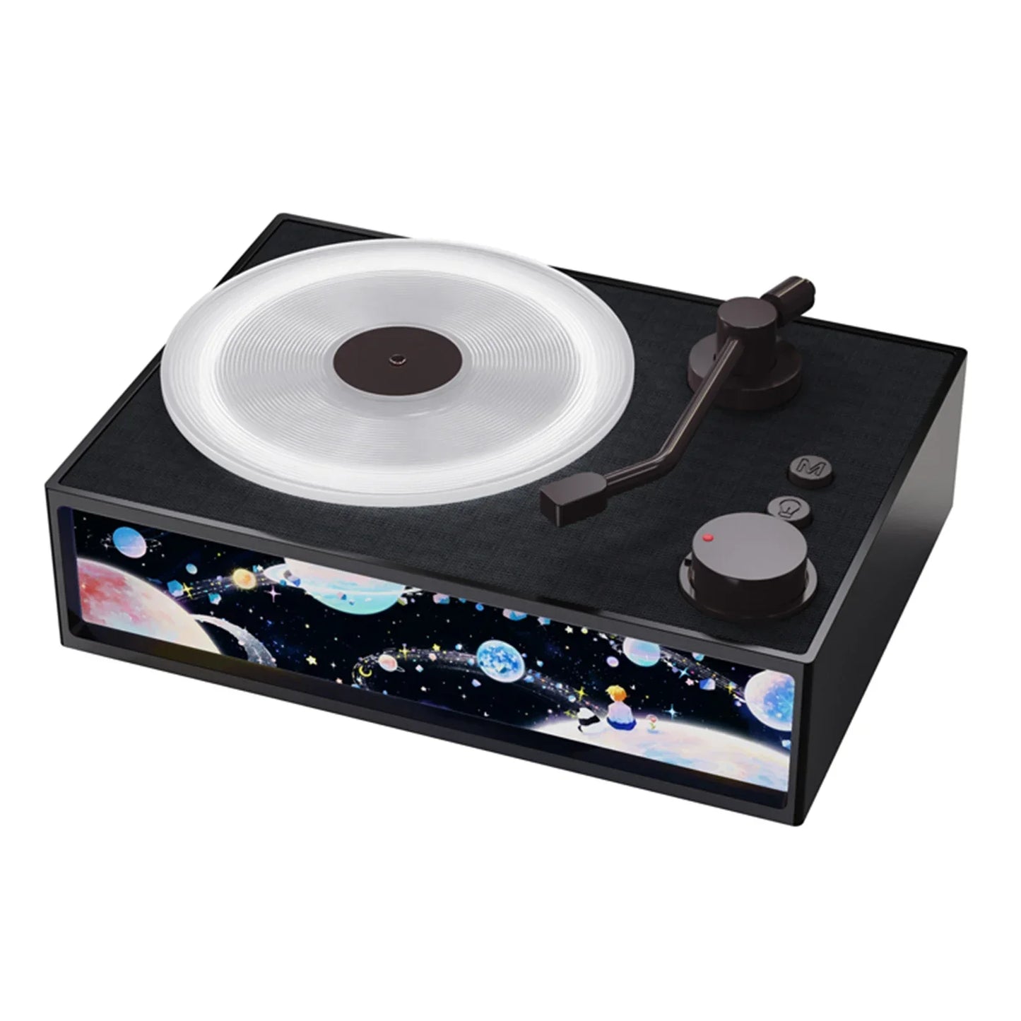 Difusor De Aceites Esenciales Altavoces Bluetooth Altavoz Bluetooth De Vinilo Retro Vintage Altavoz Portátil Con Audio Ligero De Ilustración