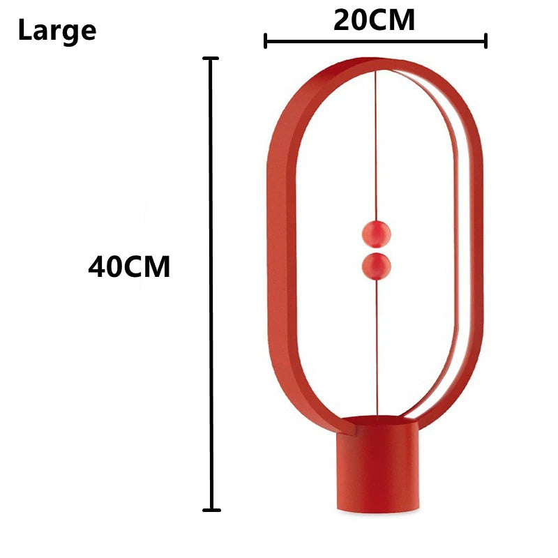 Novedad Mini Lámpara De Equilibrio Magnético Levitación Bola Flotante USB Mesita De Noche Regalo De Cumpleaños Para Niños Luz LED Nocturna Elegante Decoración De La Habitación