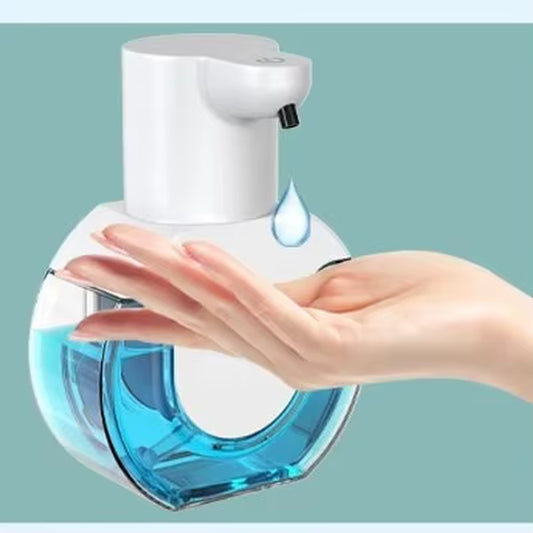 Dispensador De Jabón Inteligente, Sensor De Movimiento Sin Contacto De 420Ml, Dispositivo De Lavado De Manos, Dispensador De Jabón Líquido Montado En La Pared, Modelo Líquido/Espuma