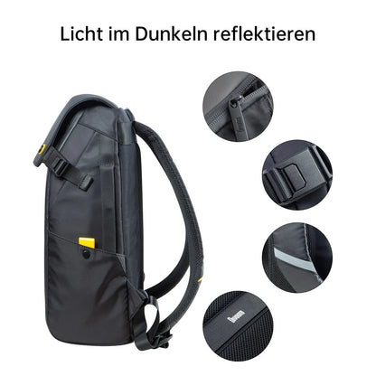 Mochila Pixoo M Portátil Para Hombre, Mochila Impermeable De 15 Pulgadas, Bolsa Para Ordenador Portátil, Mochila Con Pantalla LED De 16 × 16RGB, Viaje, Negro
