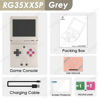 Anbernic-Consola De Juegos Con Tapa RG35XXSP, Pantalla IPS De 3,5 Pulgadas, Mini Salida HDMI, Wifi, Bluetooth 4,2, E-Book, Consola De Vídeo Linux, Reproductor, Regalos