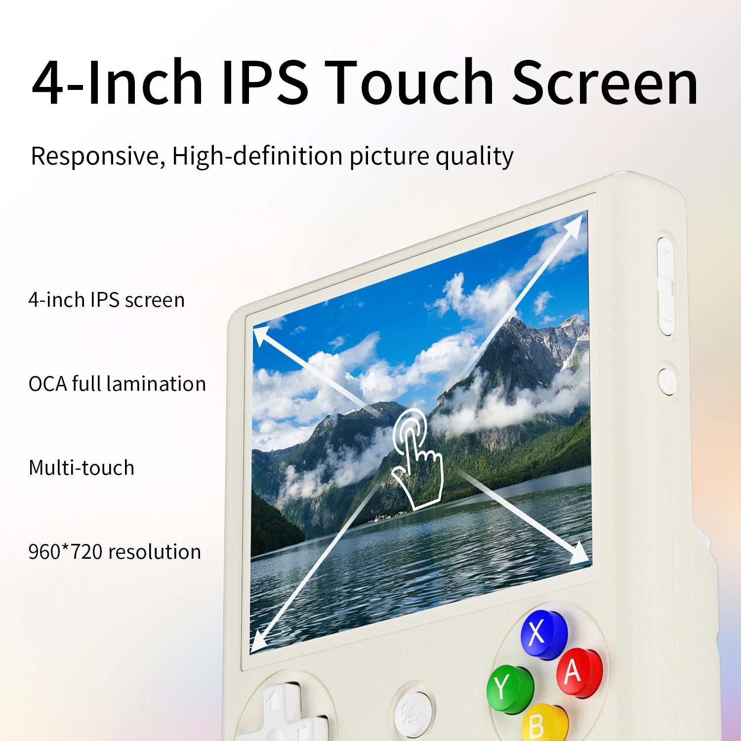 Anbernic-Consola De Juegos Retro RG406V, Android 13, Unisoc T820, Reproductor De Juegos De 64 Bits, Pantalla Táctil IPS De 4,0 Pulgadas, 5500Mah, 5G, Wifi, Bluetooth