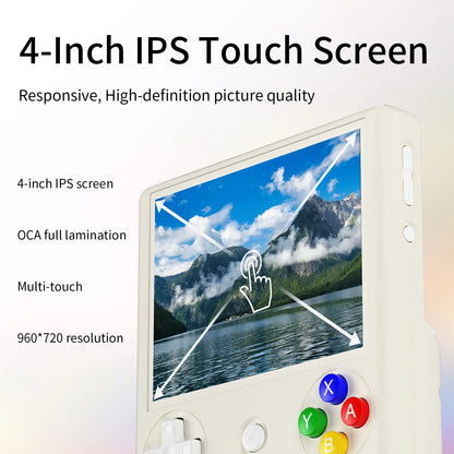 Anbernic-Consola De Juegos Retro RG406V, Android 13, Unisoc T820, Reproductor De Juegos De 64 Bits, Pantalla Táctil IPS De 4,0 Pulgadas, 5500Mah, 5G, Wifi, Bluetooth
