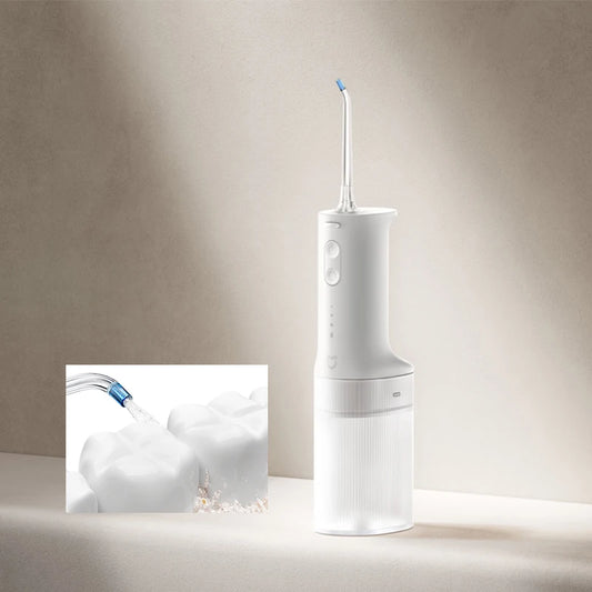 Nuevo Irrigador Oral XIAOMI Mijia 2, Hilo Dental Eléctrico Portátil, Carga Tipo C De 200Ml, 3 Modos Para Limpieza De Dientes/Goma, 2 Boquillas
