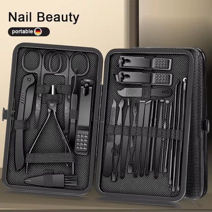 8/12/15/20/24 Uds Cortadores De Manicura Juego De Cortaúñas Cuchara De Oreja De Acero Inoxidable Para El Hogar Tijeras De Pedicura Herramienta Para Belleza